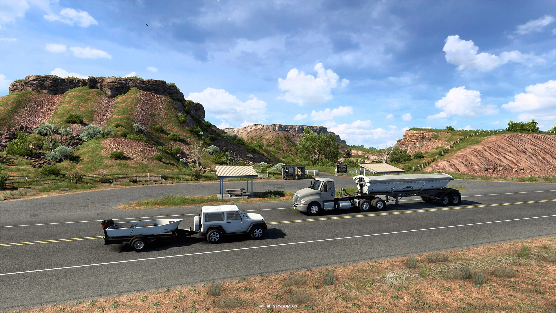 Ok Sim American Truck Simulator fährt nach Oklahoma - Sim Racing Lenkrad