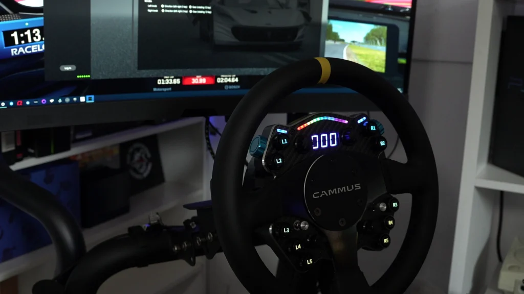 Cammus C12 Lenkrad LEDs - Sim Racing Lenkrad