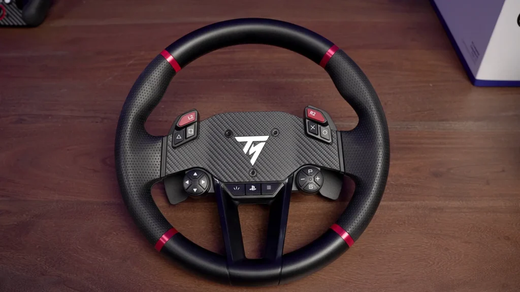 Das Lenkrad des Thrustmaster T598