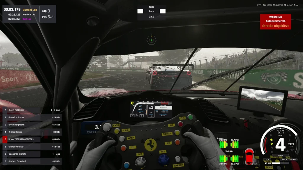 Assetto Corsa Evo ist bei Regen ein echtes Erlebnis