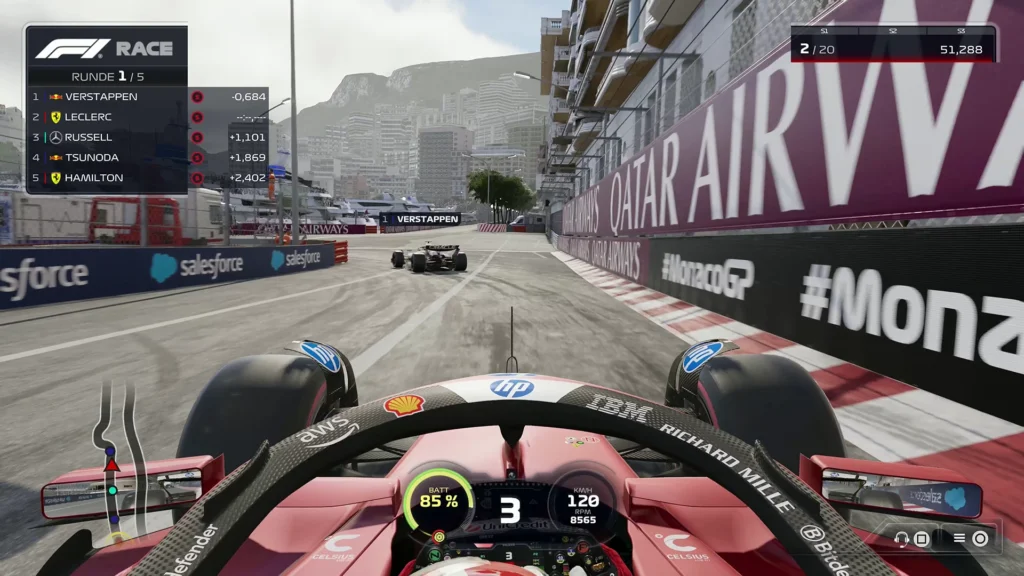EA Sports F1 25 - Monaco-Rennen im Ferrari