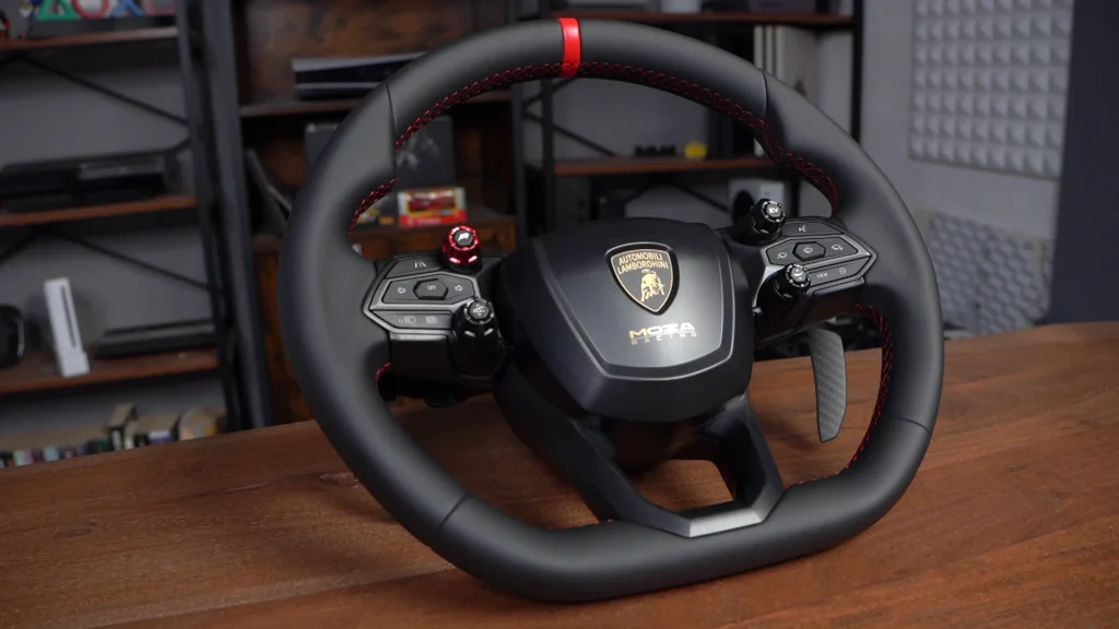 Moza Lamborghini Revuelto Steering Wheel