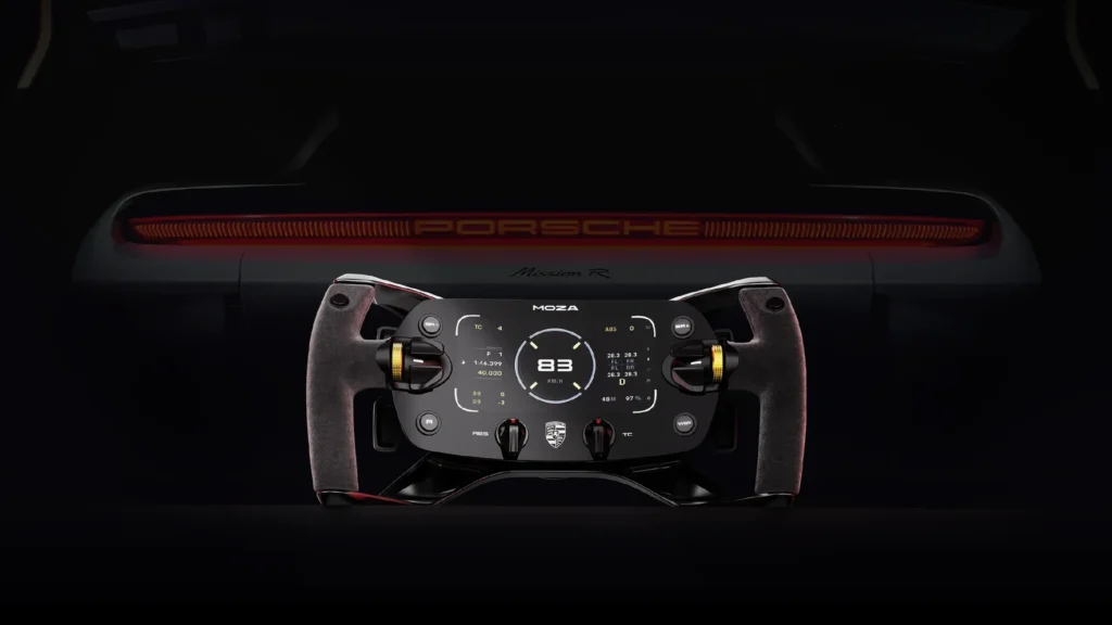 Moza Porsche Mission R Steering Wheel