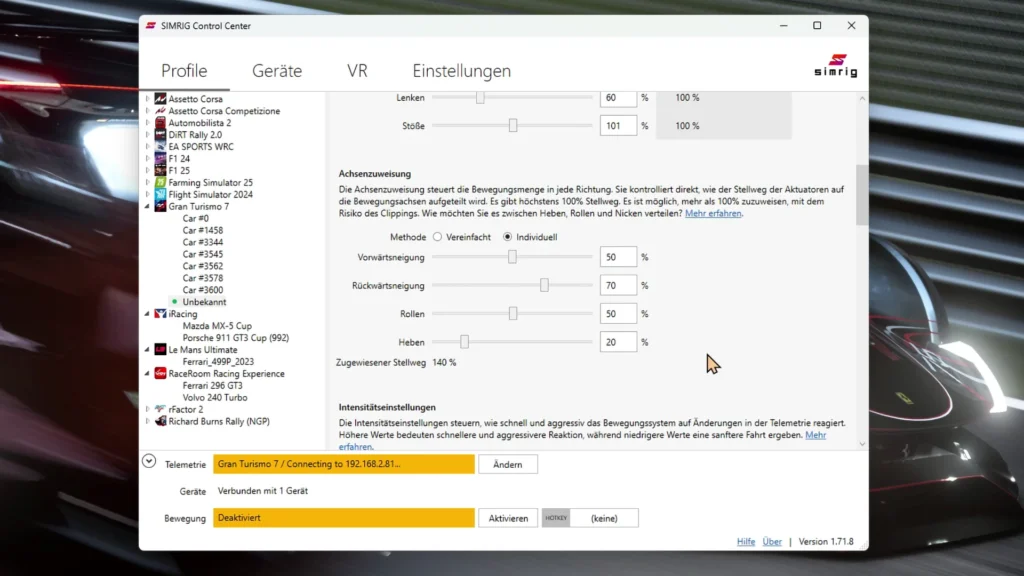 Simrig SR3 Software Setup